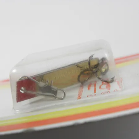 Luhr Jensen Super-Duper 502 Cucharilla, Oro / Rojo, 2,5g, #1878