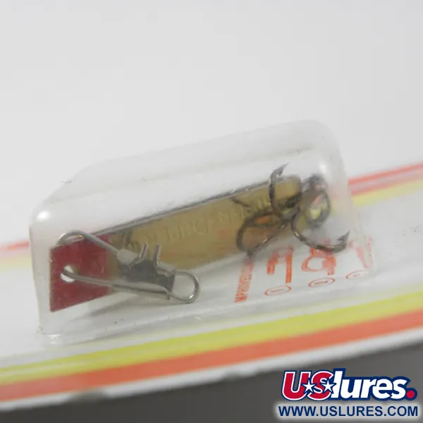 Luhr Jensen Super-Duper 502 Cucharilla, Oro / Rojo, 2,5g, #1878