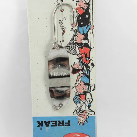 Shoff's Freak Cucharilla, Plata, 12g, Hoja Texturizada, #1885