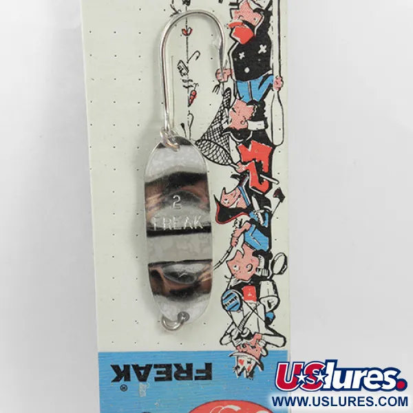 Shoff's Freak Cucharilla, Plata, 12g, Hoja Texturizada, #1885