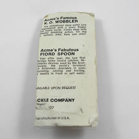 Acme Kastmaster Cucharilla, Naranja, 14g, Aleación Equilibrada, #1886