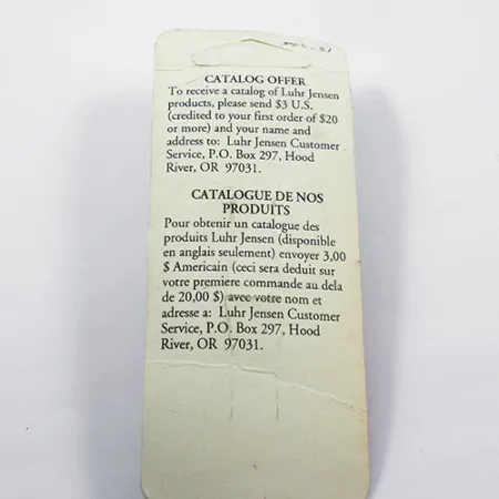 Luhr Jensen Krocodile Die #3 Cucharilla, Níquel, 10g, Lance Largo, #1887