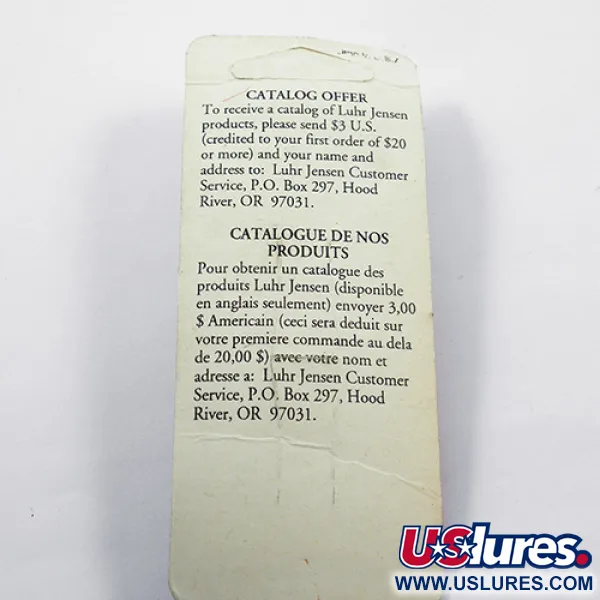 Luhr Jensen Krocodile Die #3 Cucharilla, Níquel, 10g, Lance Largo, #1887