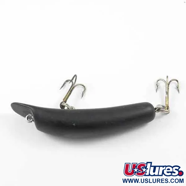 Señuelo Kautzky Lazy Ike, Negro, 7.5g, Madera de balsa, #1925