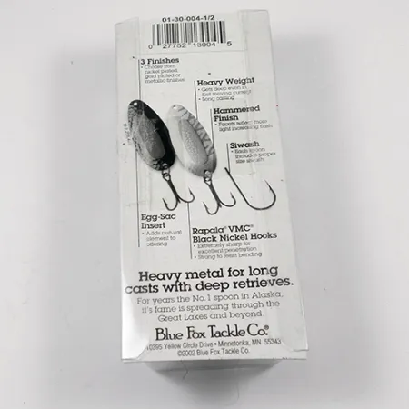 Blue Fox Pixee Cucharilla, Níquel / Verde, 14g, Martillado, #1940