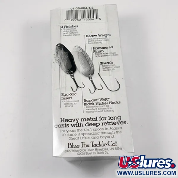 Blue Fox Pixee Cucharilla, Níquel / Verde, 14g, Martillado, #1940