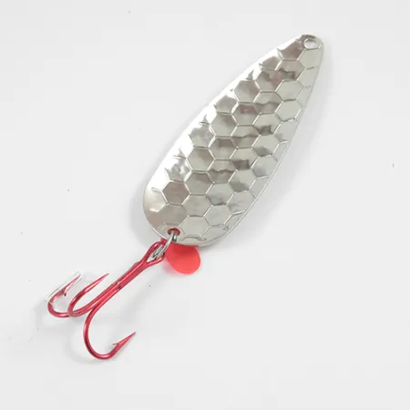 Worth Red King Spoon Cucharilla, Níquel martilleado, 17g, USA, #1942