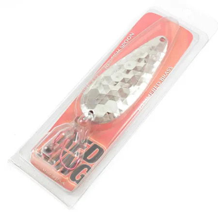 Worth Red King Spoon Cucharilla, Níquel martilleado, 17g, USA, #1943