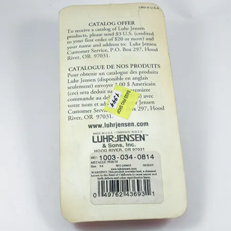 Luhr Jensen Krocodile Die #5 Cucharilla, Fire Tiger/Gold, 21g, #1944