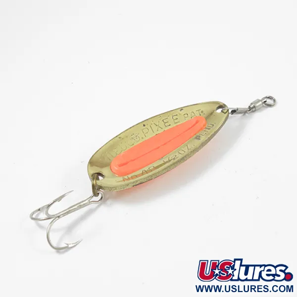 Nebco Pixee Cucharilla, Oro/Naranja, 14g, Inserto huevo, #1949