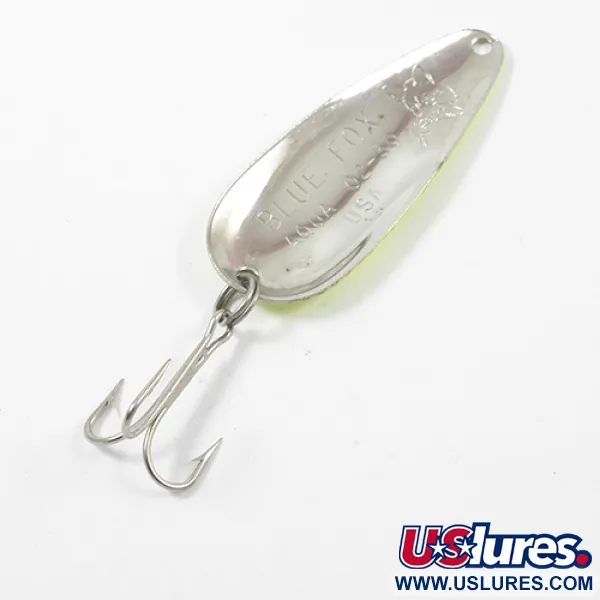 Blue Fox Aqua Cucharilla, Lima/Naranja, 9.5g, Vintage USA, #1951