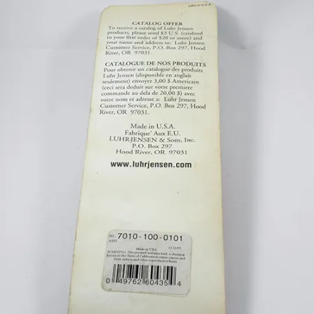 Luhr Jensen Krocodile Die #6 Cucharilla, Níquel, 64g, Anzuelo, #1959