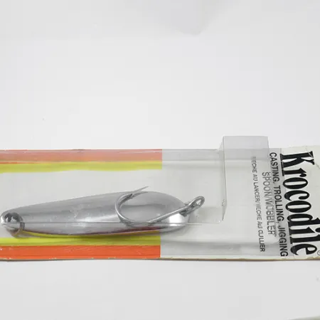 Luhr Jensen Krocodile Die #6 Cucharilla, Níquel, 64g, Anzuelo, #1959