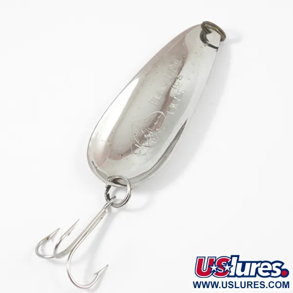 Nebco Flashbait 166 Cucharilla, Níquel martilleado, 14g, #1975