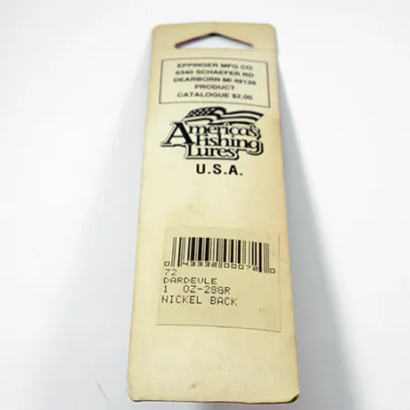 Eppinger Dardevle Cucharilla, Verde/Amarillo Flúor, 28g, Panal, #1980