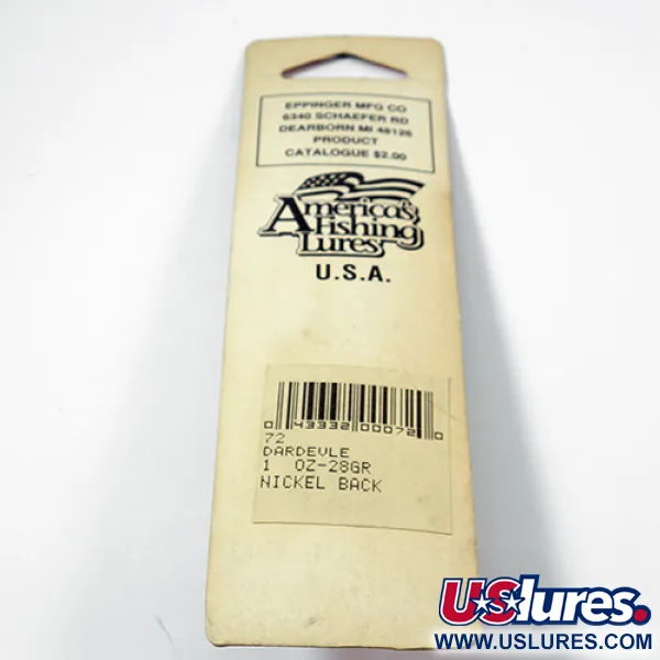 Eppinger Dardevle Cucharilla, Verde/Amarillo Flúor, 28g, Panal, #1980