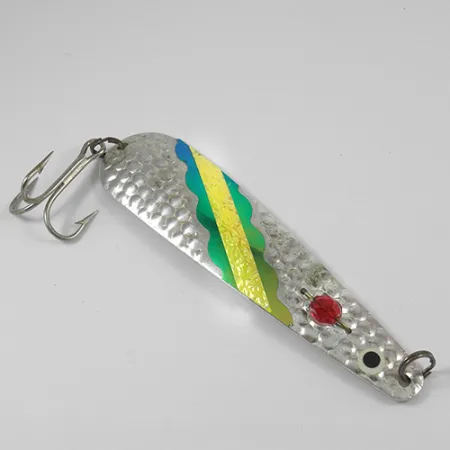 Eppinger Red Eye Evil Eye Cucharilla, Plata/Rojo/Amarillo, 18g, #1981