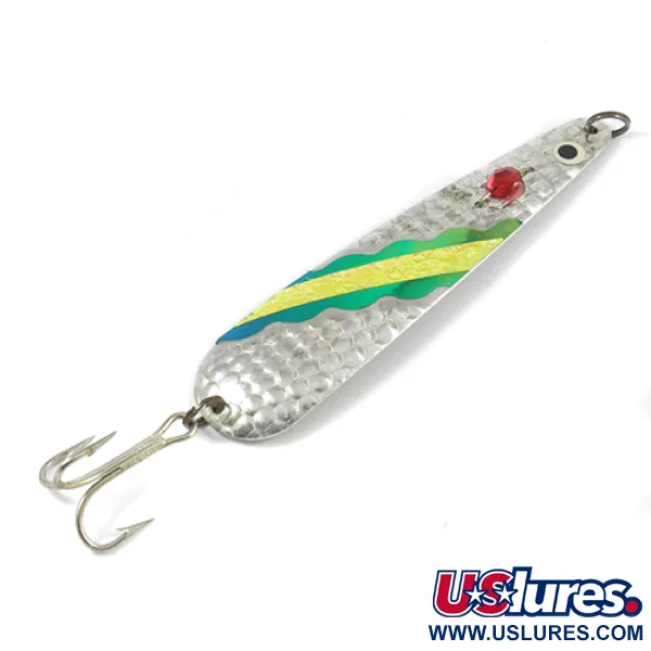 Eppinger Red Eye Evil Eye Cucharilla, Plata/Rojo/Amarillo, 18g, #1981