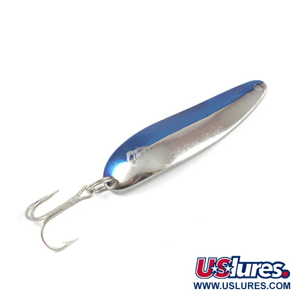 Dardevle Cop-E-Cat 7400 Cucharilla, Níquel / Azul, 14g, #1985