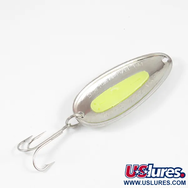 Blue Fox Pixee Cucharilla, Níquel martilleado / Amarillo, 24g, #1986