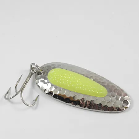 Blue Fox Pixee Cucharilla, Níquel martilleado / Amarillo, 24g, #1986