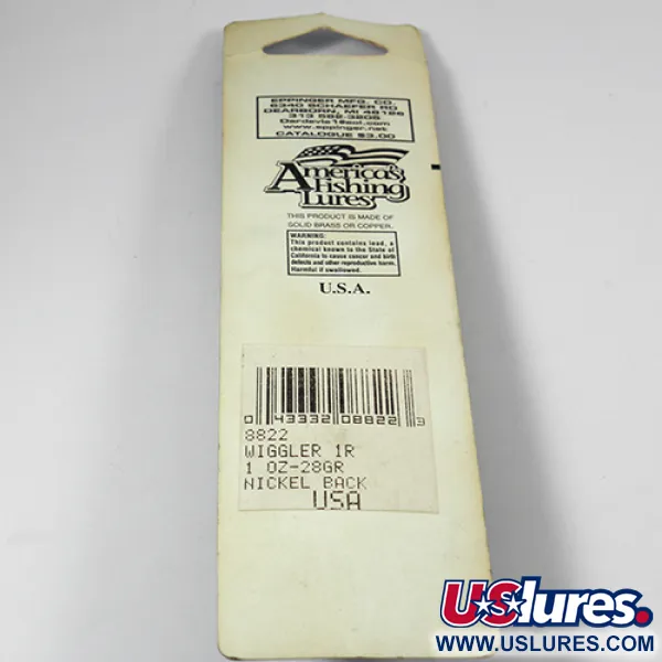 Eppinger Red Eye Wiggler Cucharilla, Níquel/Ojos Rojos, 28g, #1999