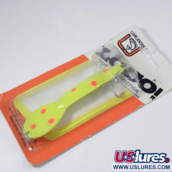 Luhr Jensen Loco 5 Cucharilla, Amarillo/Rojo, 28g, Lucio, #2000