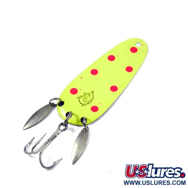 Eppinger Dardevle Sagamore JT Buel Cucharilla, Amarillo/Rojo/Níquel, 12g #2016