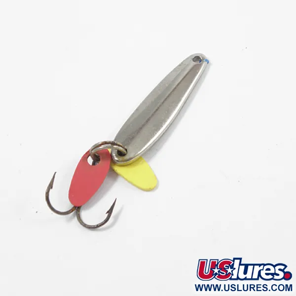 Bay de Noc Swedish pimple Cuchara, Níquel / Verde, 2g, Prisma, #2039