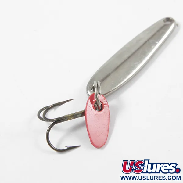 Bay de Noc Swedish Pimple Jig Vertical, Níquel, 2g, Inserto Blanco, #2040