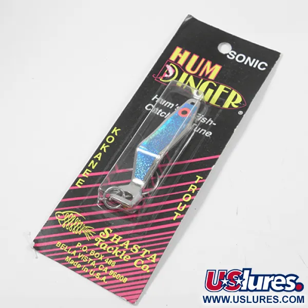 Shasta Humdinger Cucharilla Curricán, Níquel / Azul, 14g, #2049