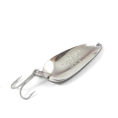 Dardevle Lildevle Cucharilla, Negro/Blanco/Níquel, 3,4g, Vintage, #2053