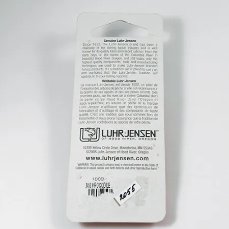 Luhr Jensen Krocodile Ondulante, Níquel / Azul, 9g, Atractor, #2055