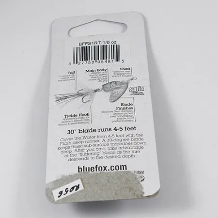 Blue Fox Flash Deep Runner Cucharilla, Arcoíris, 4g, Profunda, #2056