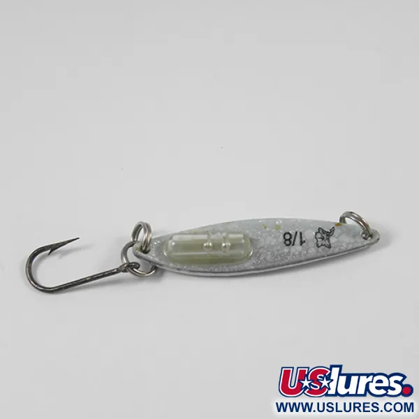 Blue Fox Rattle Flash Jiggin' Spoon Cucharilla, Snow Pearl, 4g, #2059