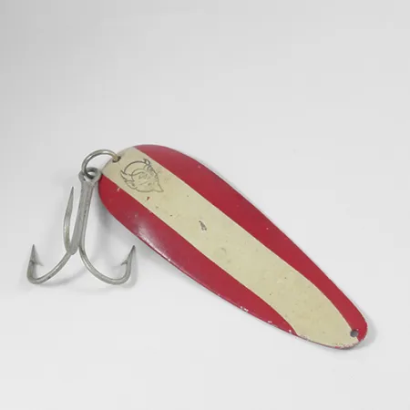 Dardevle Trolldevle Cucharilla Curricán, Rojo / Blanco / Níquel, 40g, #2060