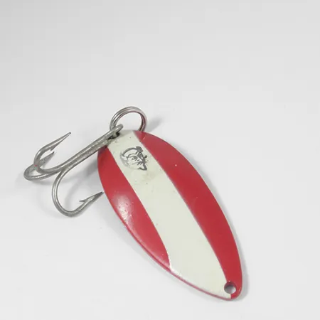 Dardevle Devle Dog 5500 Cucharilla, Rojo/Blanco/Níquel, 21g, #2063