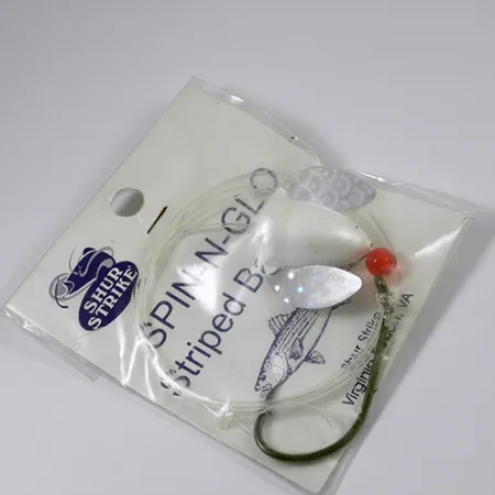 Aparejo Shur Strike Spin-n-Glo, Perla, 7g, Alas Mylar, #2101