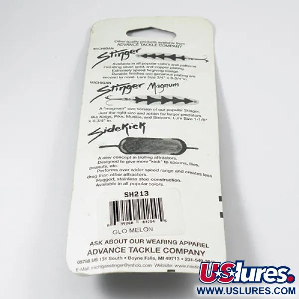 Michigan Stinger Glow Cucharilla curricán, Rainbow Trout Glow, 12g, #2106