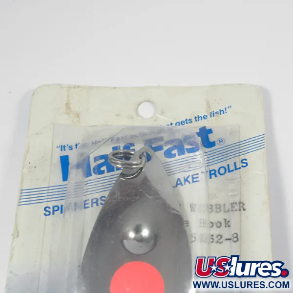 Poulsen Half-Fast Ondulante, Níquel / Rojo, 16g, USA, #2113