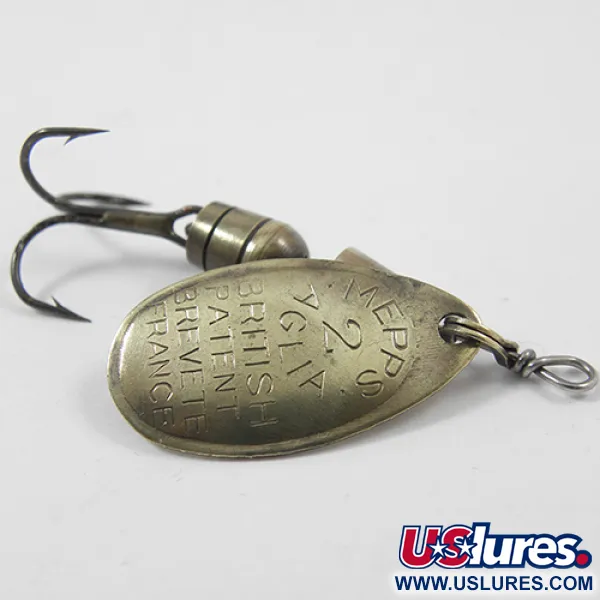 Mepps Aglia 2 Cucharilla, Latón, 4,5g, Rotación de cono, #2148