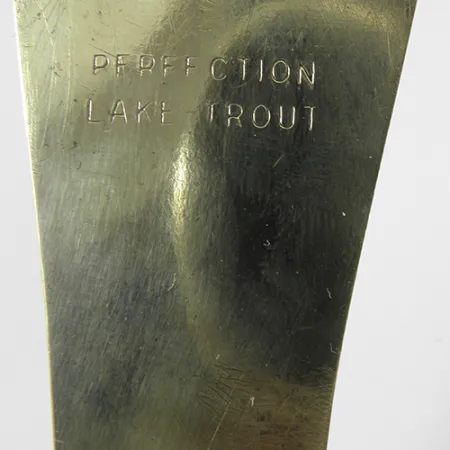 Perfection Lake Trout Cuchara Curricán, Dorado / Ojo rojo, 35g, #2166