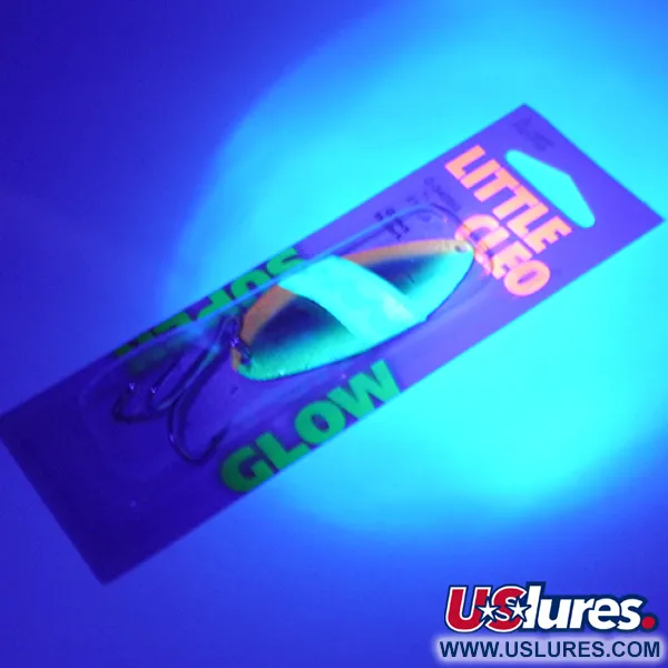 Little Cleo Glow Cucharilla, Chartreuse Orange, 21g, Super Glow, #C340TSG/SH