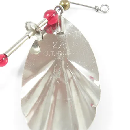 Eppinger Dardevle JT Buel Spinner, Níquel/Verde/Blanco, 15g, Vintage, #2238