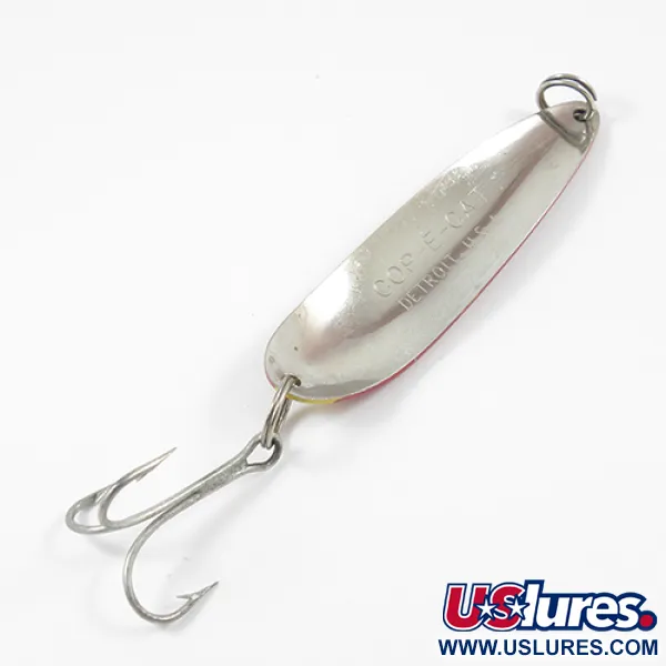 Eppinger Cop-E-Cat Cucharilla, Amarillo/Rojo/Níquel, 25g, Detroit, #2241