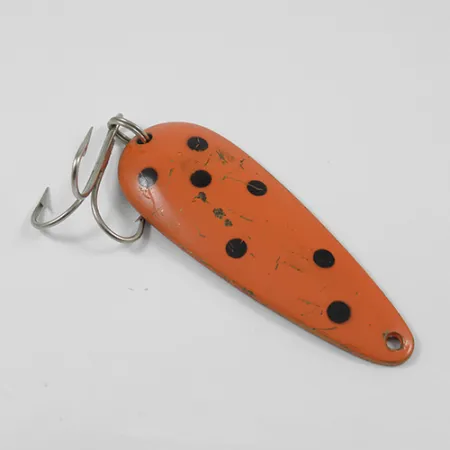 Len Thompson #2, 28g, Rojo / Negro / Latón, Cucharilla #2243