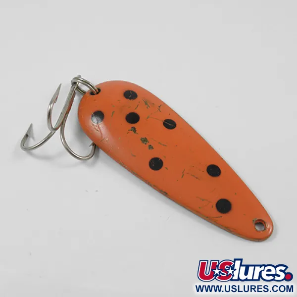 Len Thompson #2, 28g, Rojo / Negro / Latón, Cucharilla #2243