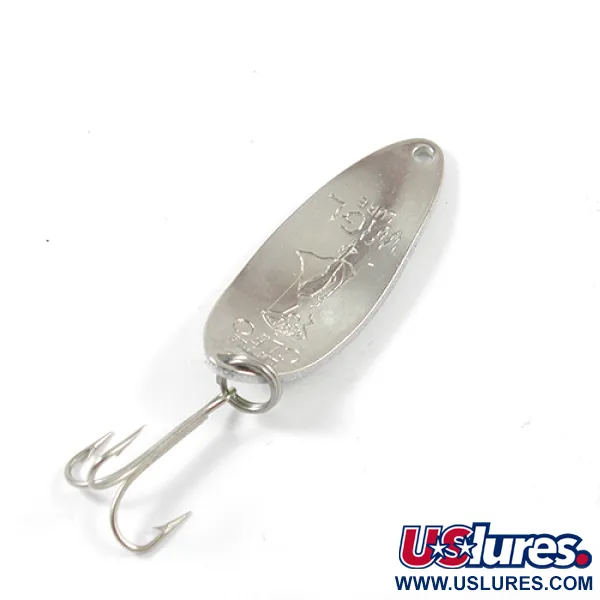 Little Cleo (Hula Girl) Cucharilla, Verde/Níquel/Purpurina, 10g, #2269