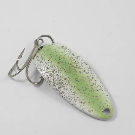 Little Cleo (Hula Girl) Cucharilla, Verde/Níquel/Purpurina, 10g, #2269