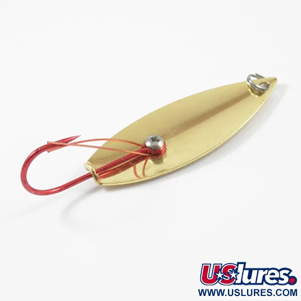 Captain Mikes Weedless Aqua Dream Cucharilla, Gold/Green, 12g, Anti-algas, #2276